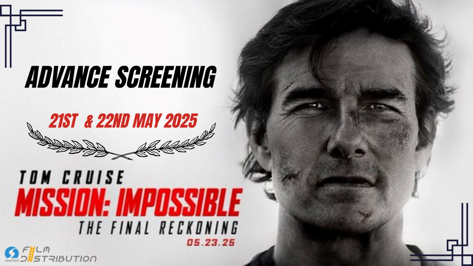 🎬 Mission: Impossible – The Final Reckoning: Advance Screening Hits Nigeria & Ghana!Tom Cruise is back for one final mission — and you’re invited to witness it before the rest of the world.